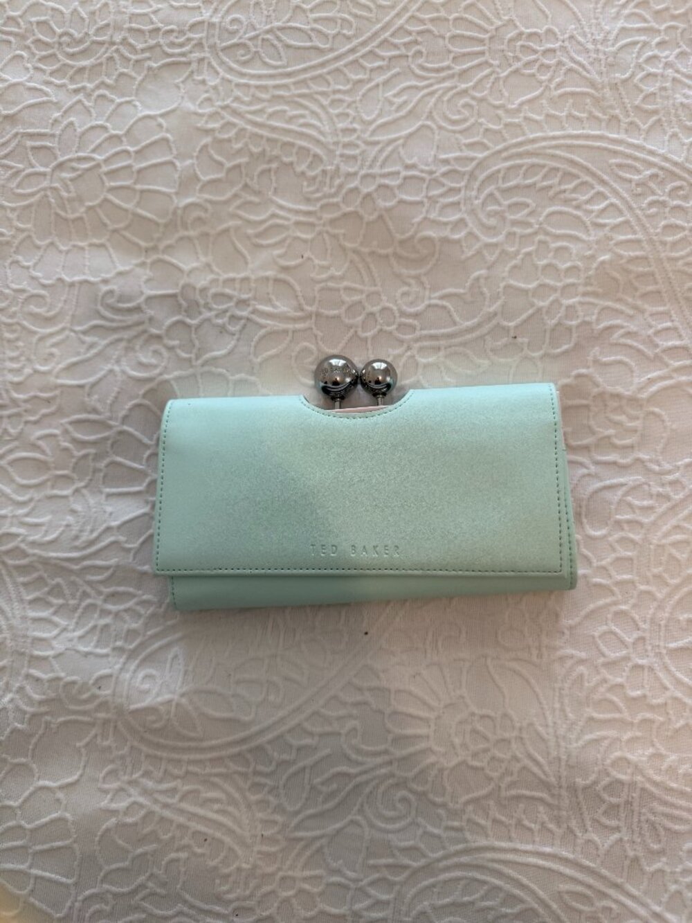 TED BAKER Harrien Bobble Matinee Purse clutch - mint green - brand new!